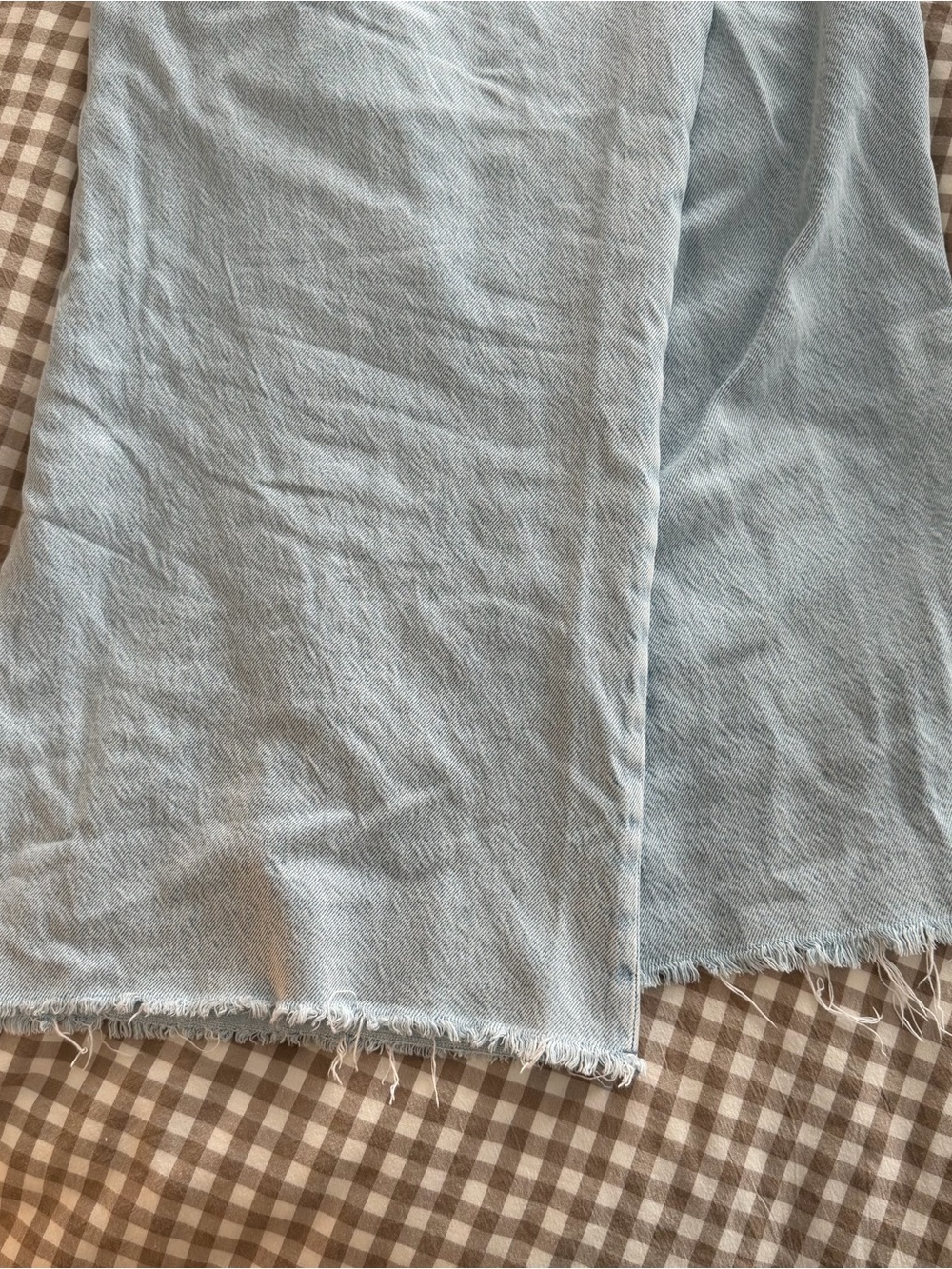 Abercrombie Light Wash High-Rise Wide Leg Cropped Jeans - Picture 5 of 5